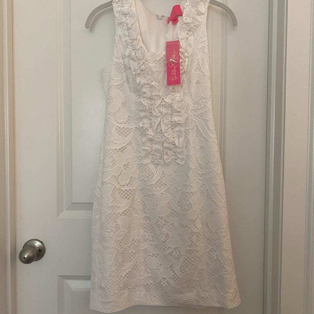 Lilly Pulitzer White Lace Dress NWT